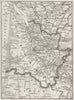 GIRONDE. Gironde 1878 old antique vintage map plan chart