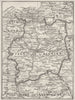 ILLE-ET-VILAINE. Ille-et-Vilaine 1878 old antique vintage map plan chart