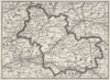 LOIR-ET-CHER. Loir-et-Cher 1878 old antique vintage map plan chart