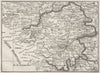 LOIRE-ATLANTIQUE. Loire-Inferieure 1878 old vintage map plan chart