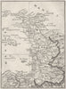 MANCHE. Manche 1878 old antique vintage map plan chart
