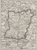 MAYENNE. Mayenne 1878 old antique vintage map plan chart