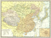CHINESE EMPIRE. Manchuria Eastern Turkestan Tibet. Peking/Beijing inset 1907 map