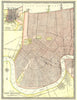 NEW ORLEANS town/city plan. Louisiana 1907 old antique vintage map chart