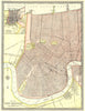 NEW ORLEANS town/city plan. Louisiana 1907 old antique vintage map chart