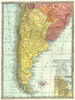 ARGENTINE REPUBLIC. Argentina Paraguay Chile Uruguay. Buenos Aires 1907 map