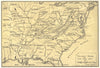 Military zones of the AMERICAN CIVIL WAR. Railroads 1907 old antique map chart