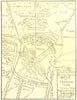 Battle of Franklin, Tennessee November 30th 1864 1907 old antique map chart