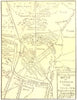 Battle of Franklin, Tennessee November 30th 1864 1907 old antique map chart