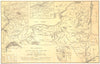 Six Nations outline map of New York showing Indian reservations 1907 old