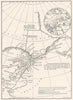 ROBERT PEARY NORTH POLE EXPEDITION (1905-1906). Route. Roosevelt 1907 old map