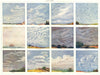 CLOUD FORMS. Cirrus; Curris; Cirro Alto Stratus Cumulus nimbus 1907 old print