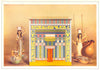 EGYPT. Tomb in the valley of El Assassif, Thebes, Egypt 1907 old antique print