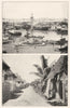 PHILIPPINES. Magellan monument Pasag river, Manilla; Nipa huts 1907 old print