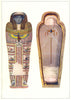 EGYPT. Case and Mummy in its Cerements 1907 old antique vintage print picture