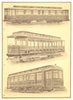 St RAILWAY CARS. Double truck car, semi-convertible; open; interurban 1907