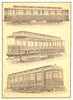 St RAILWAY CARS. Double truck car, semi-convertible; open; interurban 1907