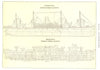 MILITARIA. Naval Architecture 1907 old antique vintage print picture