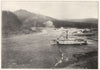 OREGON. Oregon; Cascades of the Columbia River 1907 old antique print picture