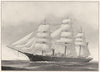 RHODE ISLAND. Training ship Young America; naval school of state 1907 print