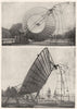 SCIENCE. Sun(Solar)motor; Back & side reflector 1907 old antique print picture