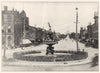 ALABAMA. Court Square and Dexter avenue, Montgomery, Ala 1907 old print