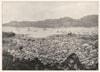 JAPAN. View of Harbor and city of Nagasaki 1907 old antique print picture