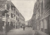 HONG KONG. Queen Street, Hongkong 1907 old antique vintage print picture