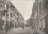 HONG KONG. Queen Street, Hongkong 1907 old antique vintage print picture