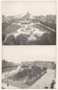 BUENOS AIRES. Plaza Mayo; city Hall & Catholic cathedral; Govt House 1907