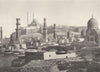 EGYPT. Tombs of the Mamelukes, Cairo 1907 old antique vintage print picture