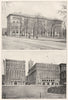ILLINOIS. Chicago; 1 Newberry Library; 2 Auditorium & Annex 1907 old print