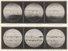ASTRONOMY. Changes, aspect of Planet Jupiter observed at times 1907 old print