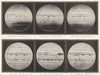 ASTRONOMY. Changes, aspect of Planet Jupiter observed at times 1907 old print