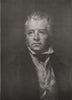 WRITERS. Sir Walter Scott 1907 old antique vintage print picture