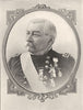 MILITARIA. General P H Sheridan 1907 old antique vintage print picture
