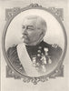 MILITARIA. General P H Sheridan 1907 old antique vintage print picture