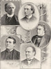 CANADA. Wilf Laurier John Macdonald Charles Tupper Ed Blake Joseph Howe 1907