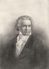 MUSIC. Beethoven 1907 old antique vintage print picture