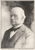 POLITICS. George F Hoar 1907 old antique vintage print picture