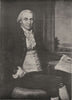 OLIVER ELLSWORTH. Chief justice of US Supreme Court, 1796-1800 1907 old print