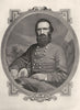 MILITARIA. Thomas Jonathan(Stonewall)Jackson 1907 old antique print picture