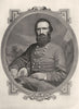 MILITARIA. Thomas Jonathan(Stonewall)Jackson 1907 old antique print picture
