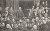 POLITICS. Bismarck Addressing the Reichstag 1907 old antique print picture