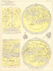 CARTOGRAFIA MEDIOEVALE. Irak Istakhri Edrisi Catalana Mappamondo Sanudo 1889