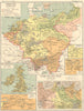 GERMANIA. Isole Britanniche; Praga; Guerre Italia; Rossbach; Pirna 1889 map