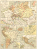 Europa Centrale. Acquisti Germanici; America South; Waterloo; Messico 1889 map