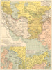 RUSSI INGLESI ASIA.Iran Afghanistan Polari Artiche Esplorazion Siberia 1889 map