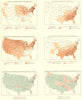 USA. Population. Density. Foreign born, negro, increase; 1890-1900 1900 map