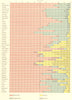 USA. Males of voting age, color & nativity, Illiteracy.  1900 old antique map